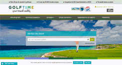 Desktop Screenshot of golftime.nl